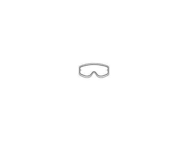 3PW192840005-RACING GOGGLES DOUBLE LENS CLEAR-image